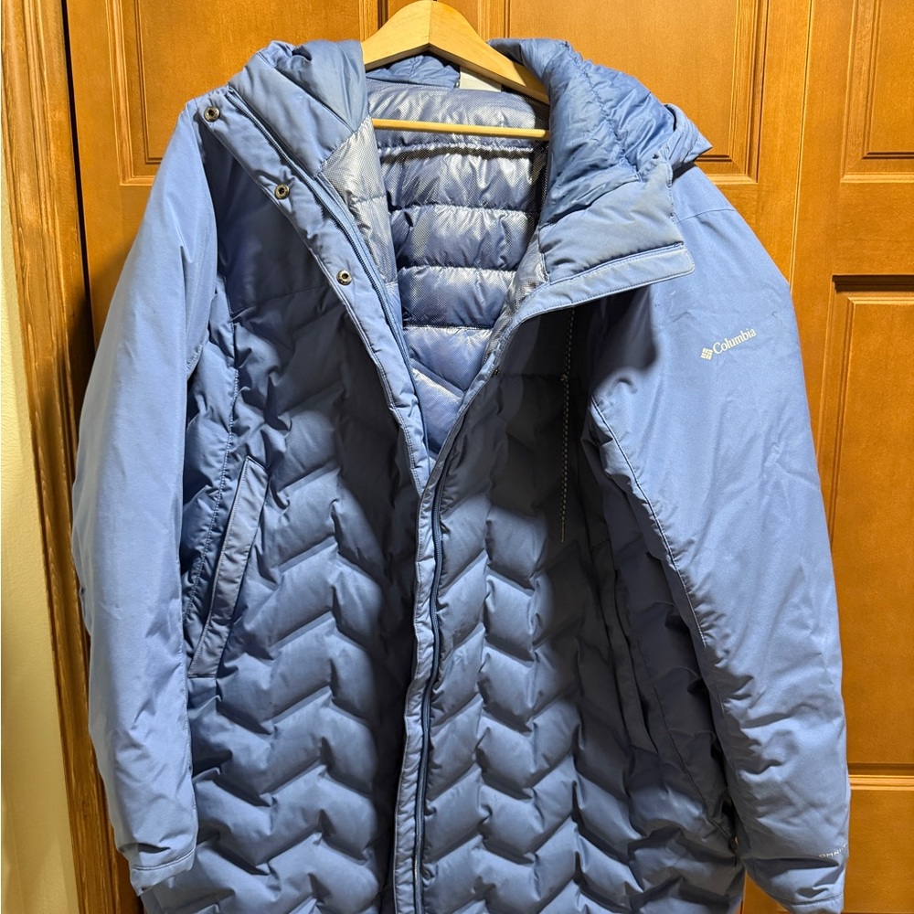 Columbia periwinkle Omni-Heat Outdoor Jacket 3X